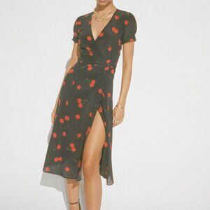 Realisation Par the Teale Dress in Wild Cherry Size L